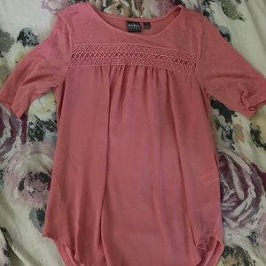 coral tunic tee